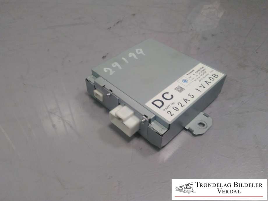Styreenhet diverse til Nissan Qashqai, 2010-2014 (Type I, Fase 2)  (292A51VA0B)