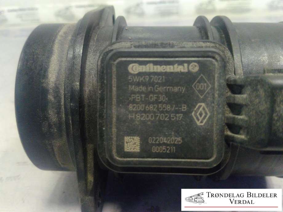 Luftmengde/luftmassemåler til Nissan Qashqai 2010-2014 (Type I, Fase 2)  (82006825587|5WK97021|H8200702517)