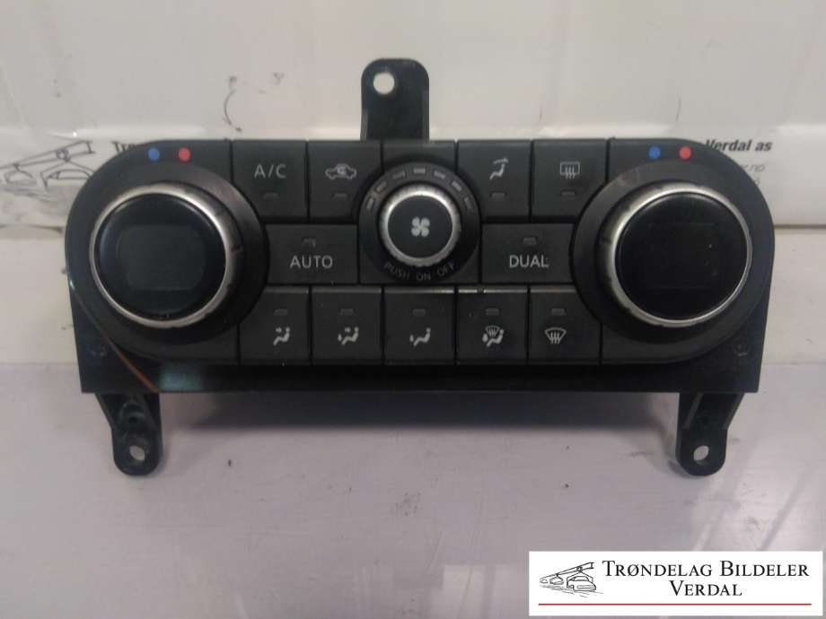 Varmeapparat betjening til Nissan Qashqai, 2010-2014 (Type I, Fase 2)  (27500BB55A)