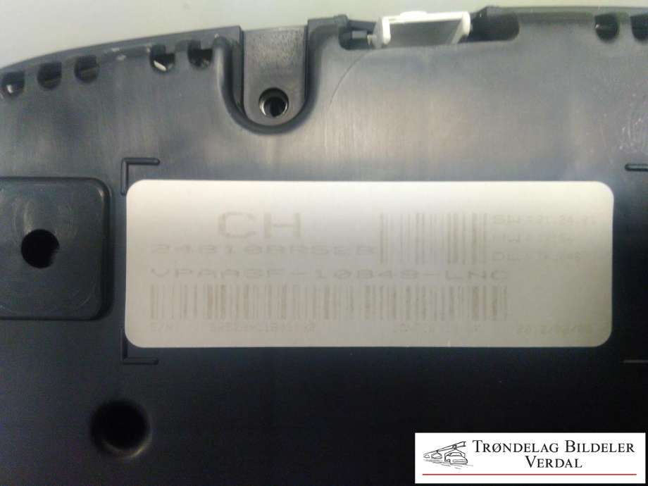 Instrumentpanel til Nissan Qashqai 2010-2014 (Type I, Fase 2) (24810BR52B|VPAASF10849LNC|)