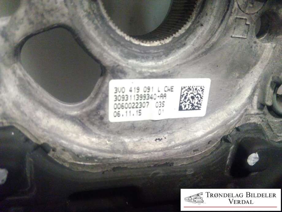 Ratt til Škoda Fabia 2014-2021 (Type III) (3UO419091L|)