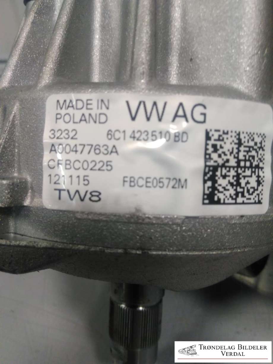Rattaksel elektrisk servo til Škoda Fabia 2014-2021 (Type III) (6C1909144AG|6C1423510BD|)