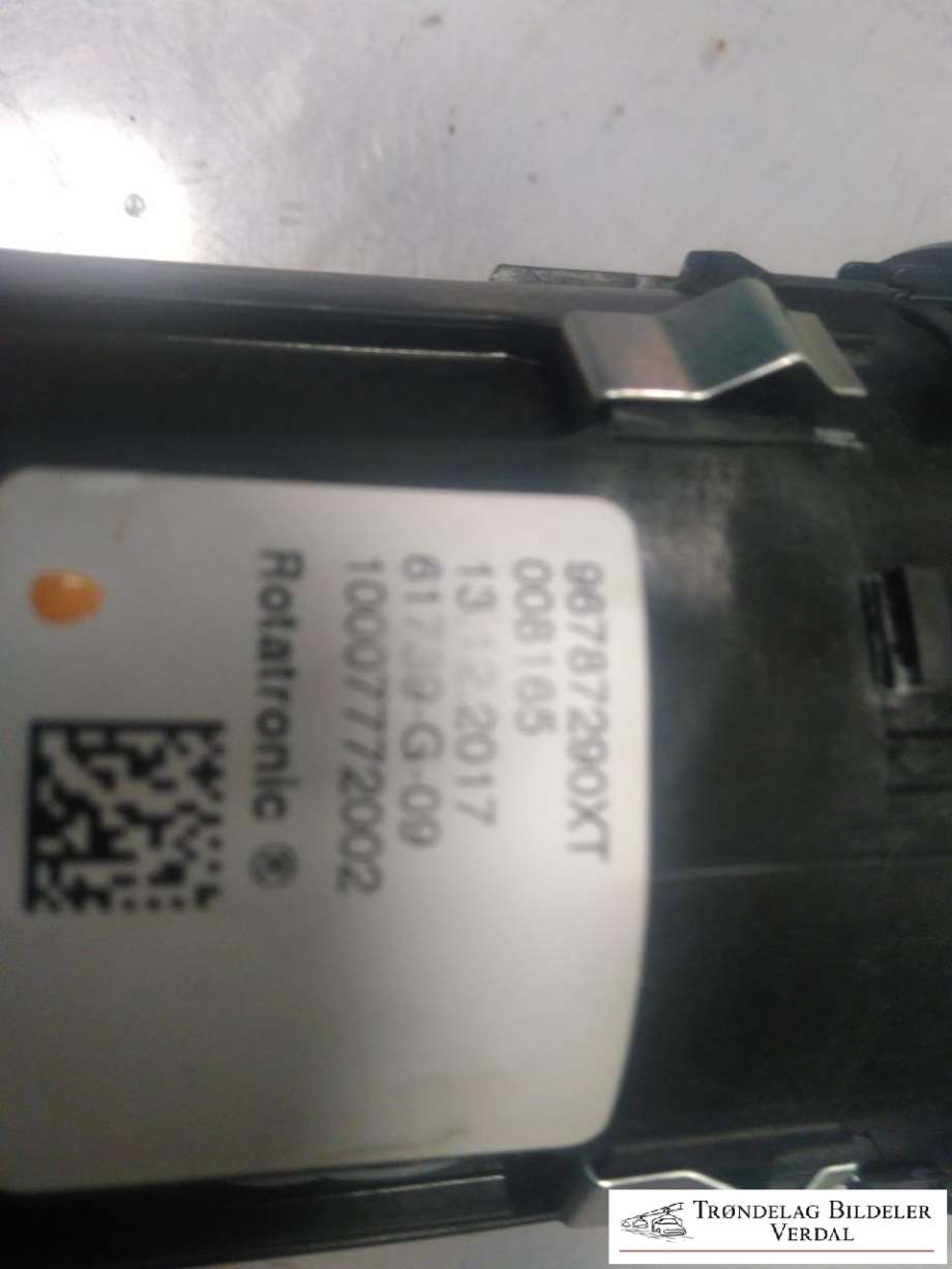 Girstang/girvelger automat til Peugeot Partner 2015-2019 (Type II, Fase 2)  (96787290XT|)