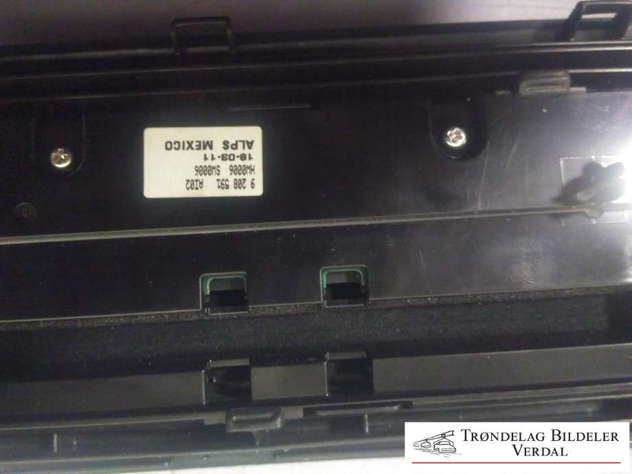 Bilstereo betjeningspanel til BMW X3 2010-2017 (F25) (F25) (9208591AI02|)