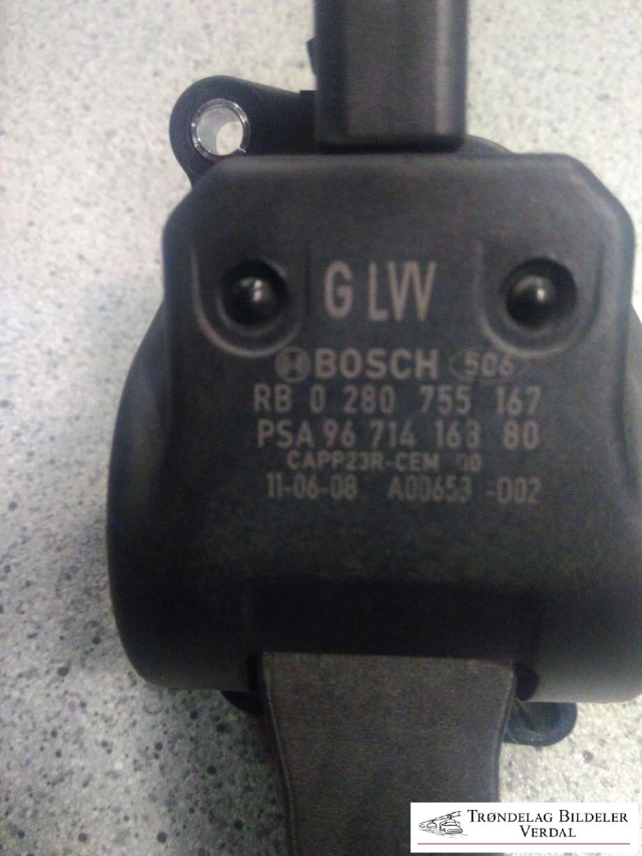 Pedal gass til Peugeot 3008 2009-2016 (Type I)  (9671416880|)