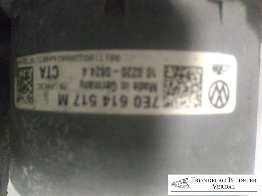ABS sentral til VW Caddy 2015-2020 (Type III, Fase 3)  (9E0907379P|7E0614517M|)