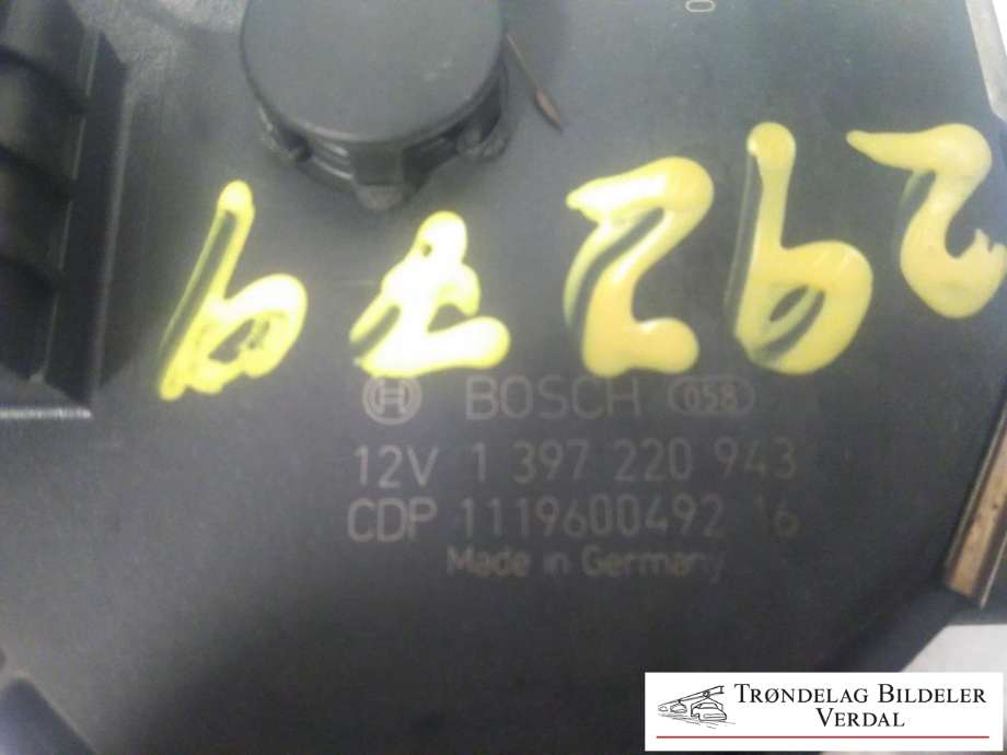 Viskermotor frontrute komplett m/overføring til BMW 5-Serie 2010-2017 (F10/F11) (F10/F11) (3397021520|1397220943|7305561)