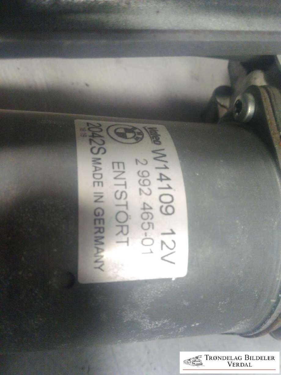 Viskermotor frontrute komplett m/overføring til BMW X1 2009-2015 (E84) (E84) (288246501|)