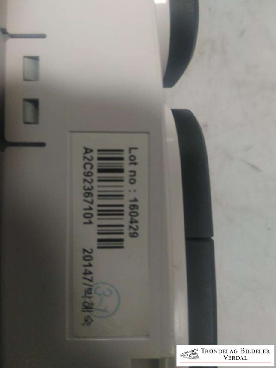Varmeapparat betjening til Kia Soul 2014-2019 (Type II)  (97250E4020|)