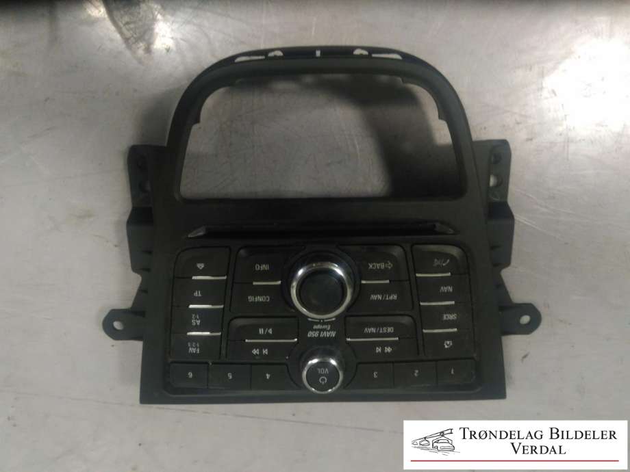 Bilstereo navigasjon betjeningspanel til Opel Mokka 2012-2016 (Type I, Fase 1) (95352486|)