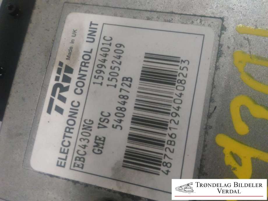 ABS sentral til Saab 9-3 2008-2011 (Type II, Fase 2) (15994401C|15052409|54084872B)