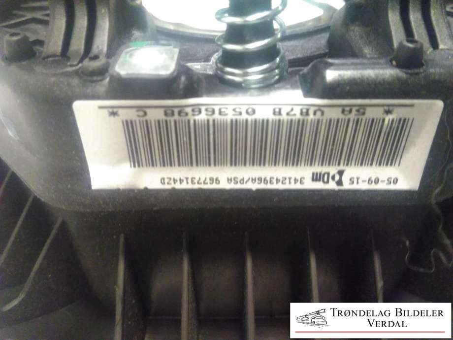 Airbag rattpute til Peugeot Expert 2007-2016 (Type II)  (4935151977001949|96773144ZD|)