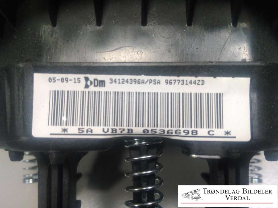 Airbag rattpute til Peugeot Expert 2007-2016 (Type II)  (4935151977001949|96773144ZD|)