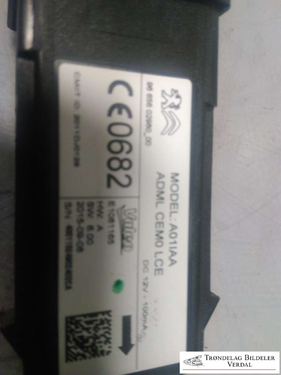 Styreenhet nøkkelfri/keyless til Peugeot 308 2013-2021 (Type II) (9665602980|)