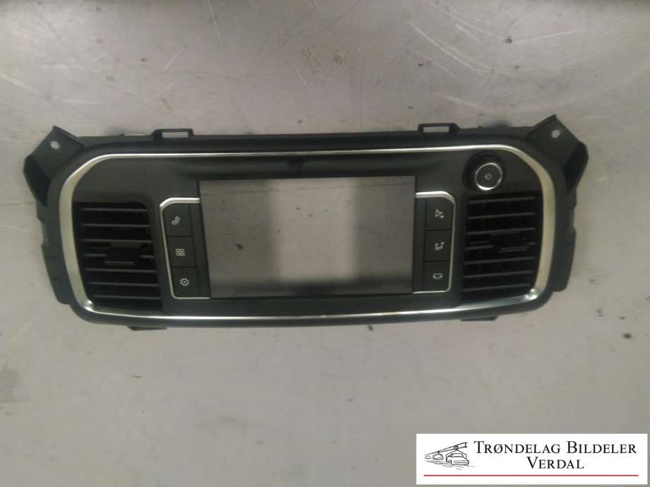 Bilstereo betjeningspanel til Toyota Proace, 2016-->> (Type II)  (98081732ZD)
