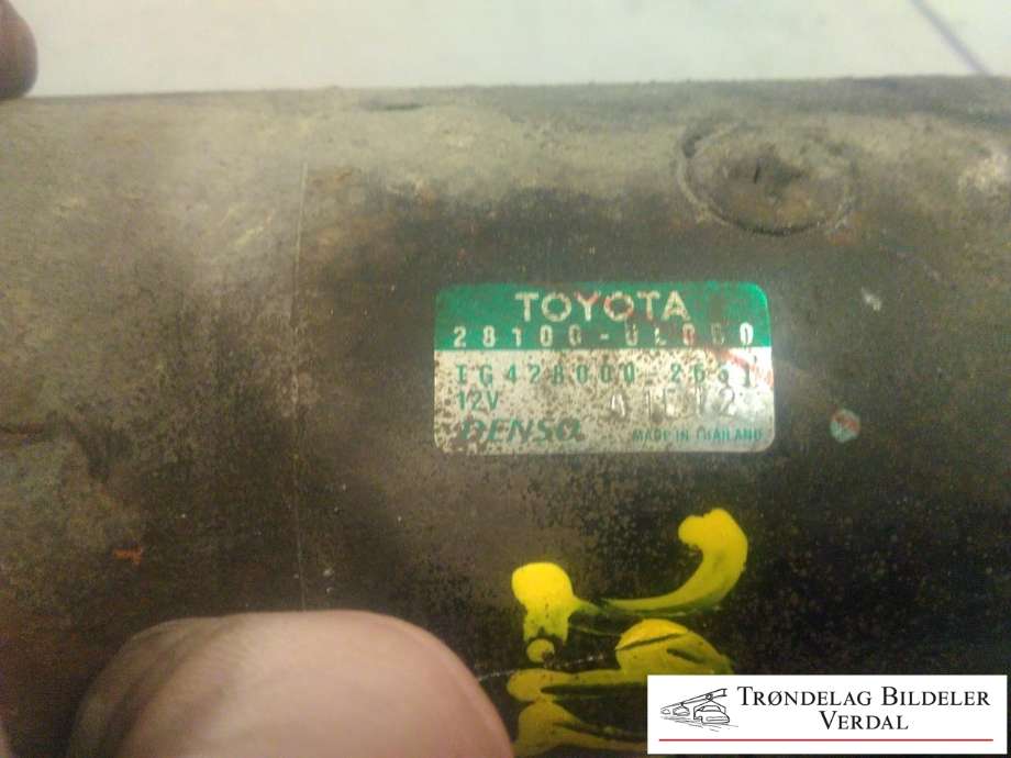 Starter diesel til Toyota Hilux 2006-2011  (281000L060|4280002631|)