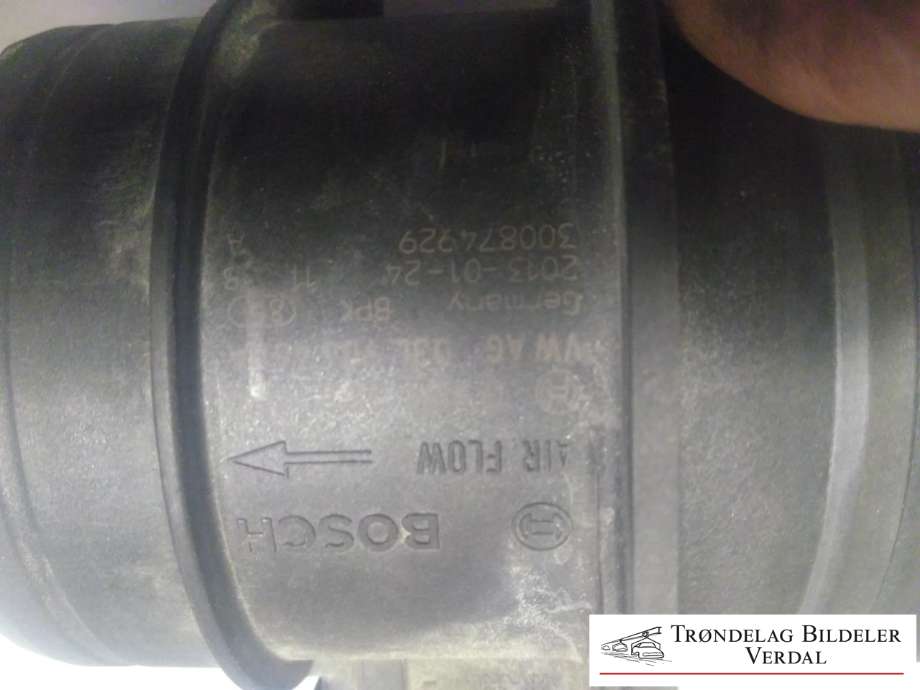 Luftmengde/luftmassemåler til VW Caddy 2010-2015 (Type III, Fase 2)  (BOSCH|0281002956|03L906461A|)