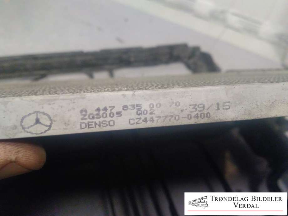 Aircondition radiator til Mercedes Vito, 2014-->> (W447) (W447) (DENSO|A4478350070)