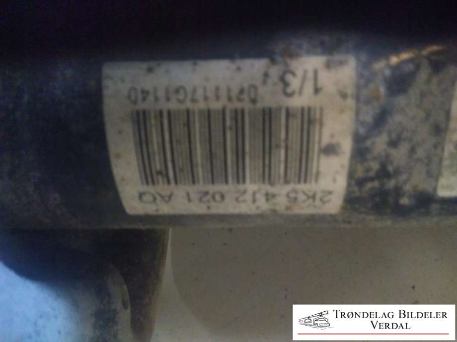 Fjærbein høyre foran til VW Caddy 2015-2020 (Type III, Fase 3)  (2K5412021AQ|)