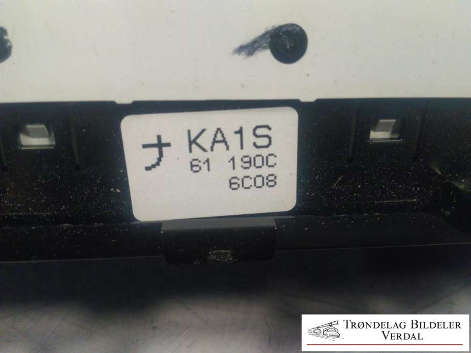 Varmeapparat betjening til Mazda CX-5 2012-2017 (Type I)  (KA1S61190C|)