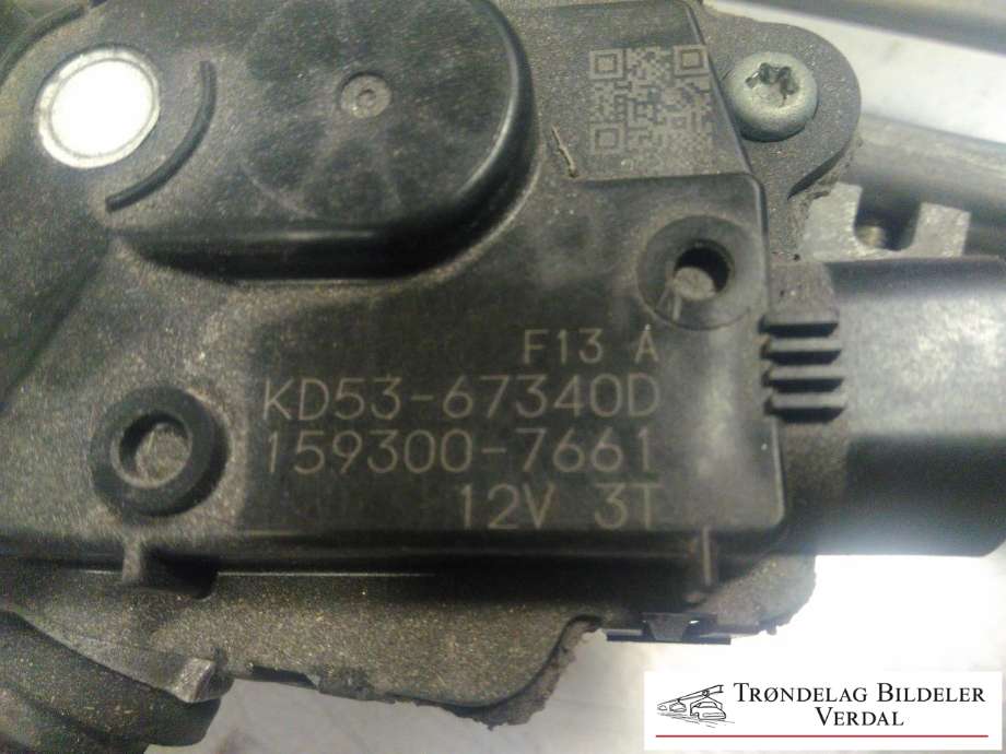 Viskermotor frontrute komplett m/overføring til Mazda CX-5 2012-2017 (Type I)  (KD5367340D|1593007661|)