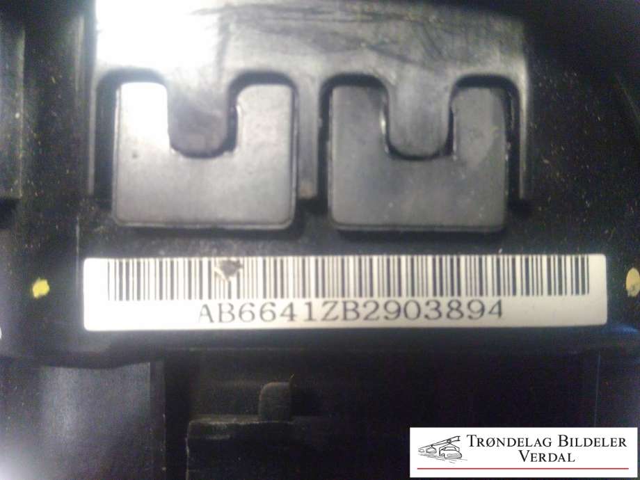 Airbag rattpute til Isuzu D-Max 2012-2017 (Type II, Fase 1) (|AB6641ZB2903894|PN:)