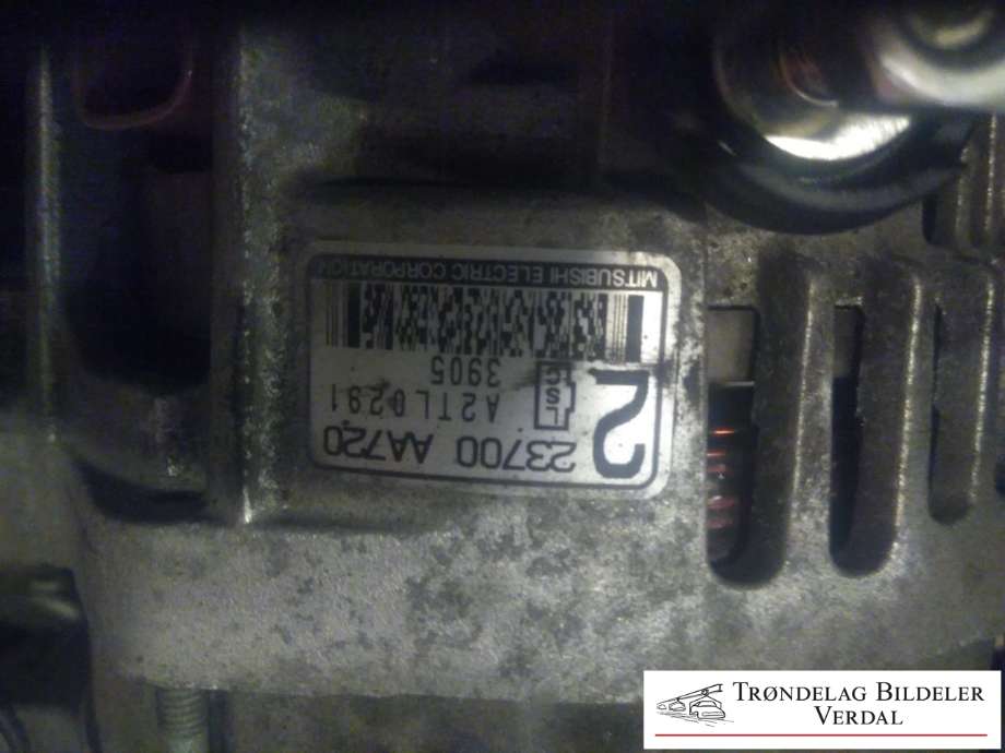 Dynamo til Subaru Impreza 2013-2017 (Type IV) (23700AA720|)