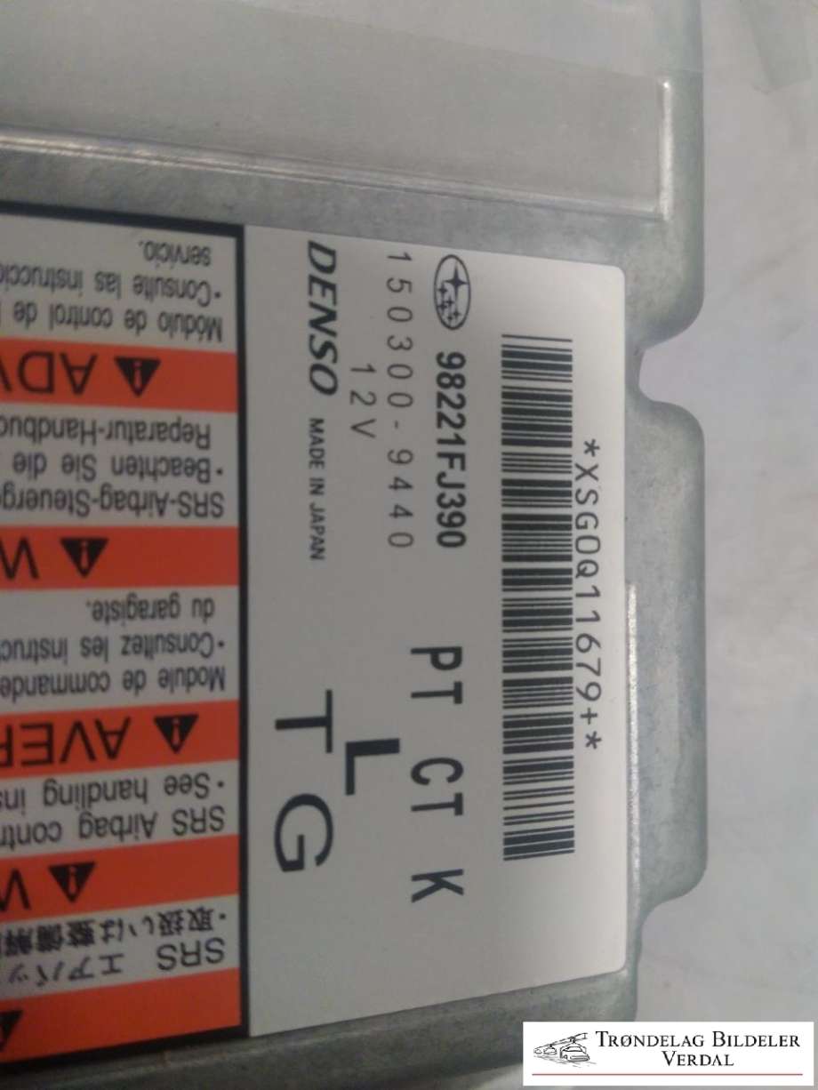 Airbag elektronikk til Subaru Impreza 2013-2017 (Type IV)  (98221FJ390|1503009440|)
