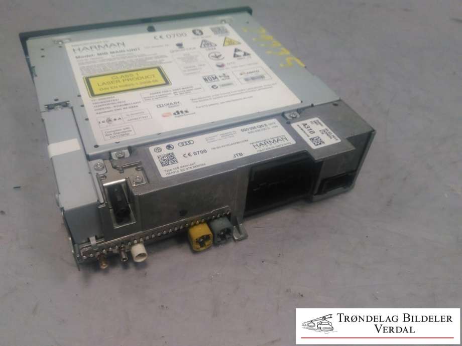 Bilstereo CD-veksler til VW e-Golf 2014-2017 (Fase 1) (5G0035020E|)
