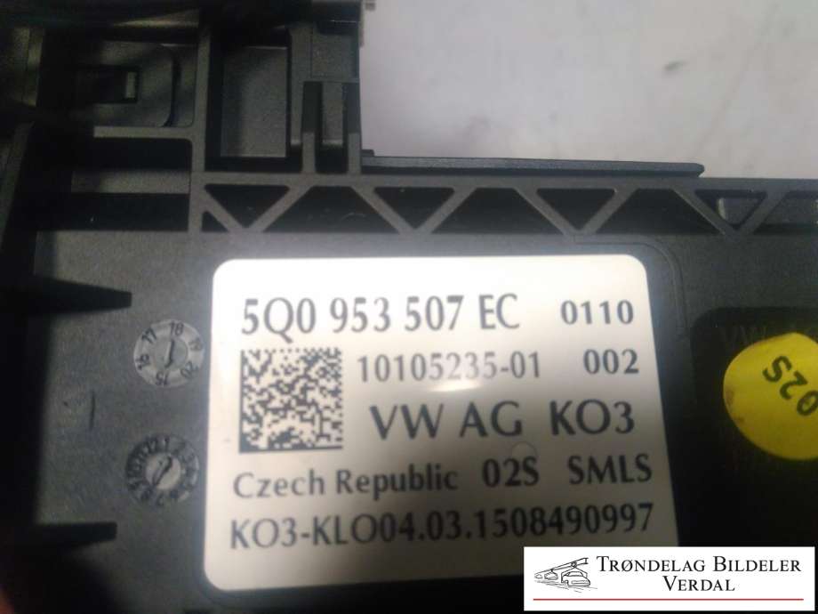 Bryter combi til VW e-Golf 2014-2017 (Fase 1)  (5Q0953507EC|5Q0953513AJ|)