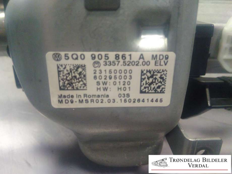 Rattaksel til VW e-Golf 2014-2017 (Fase 1)  (5Q0905861A|5Q1419502AC|)