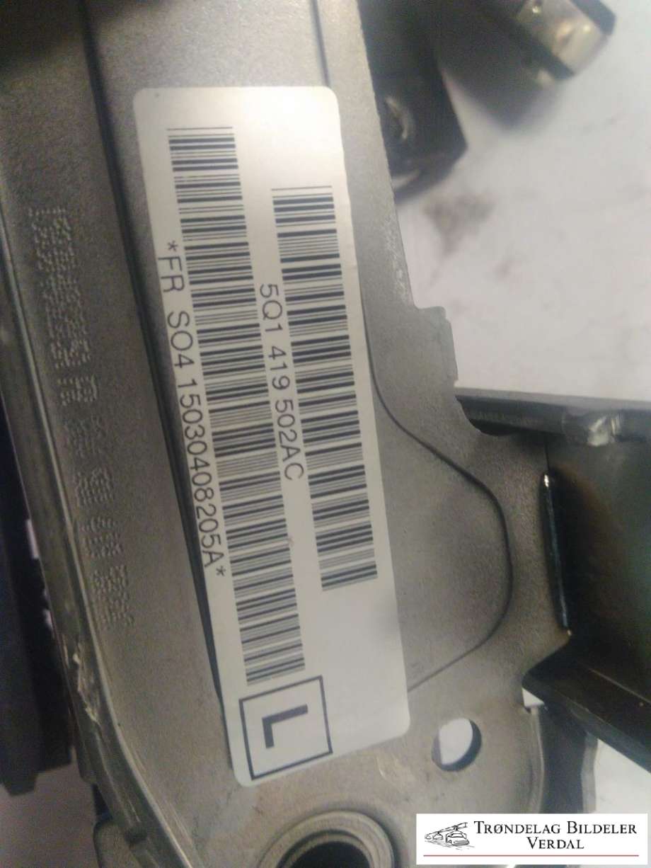 Rattaksel til VW e-Golf 2014-2017 (Fase 1)  (5Q0905861A|5Q1419502AC|)