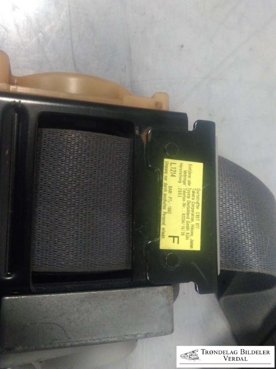Sikkerhetsbelte foran venstre til Toyota Hilux 2002-2005  (XF32|7322035720B0|)