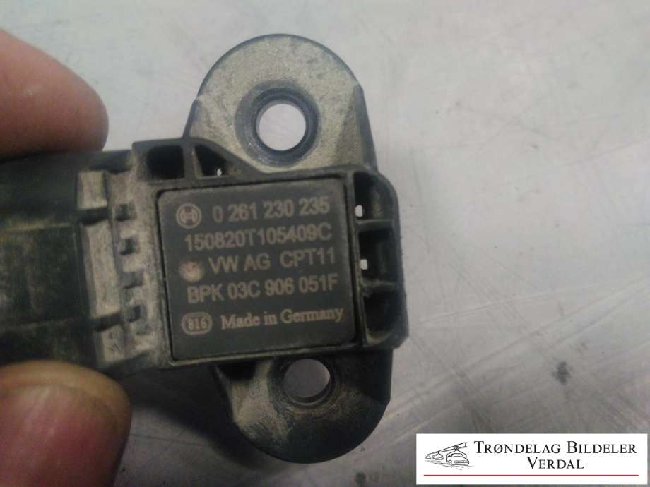 Sensor (MAP - Manifold Absolute Pressure) til VW Amarok 2010-2016 (Type I, Fase 1) (0261230235|03C906051F|)