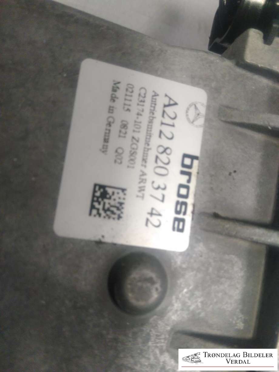Baklukeåpner motor til Mercedes E-Klasse 2013-2016 (Fase 2) (W212) (W212) (2128203742|2049050033|2129009916)