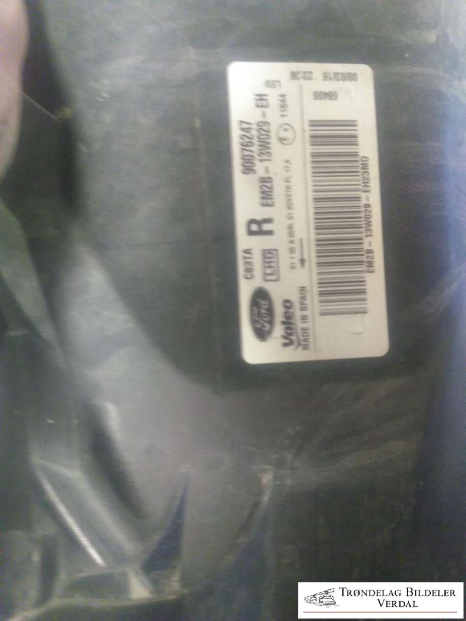 Frontlykt høyre xenon til Ford Galaxy 2010-2015 (Type III, Fase 2)  (EM2B16W029EH|90057397|EM2B13B26BA)