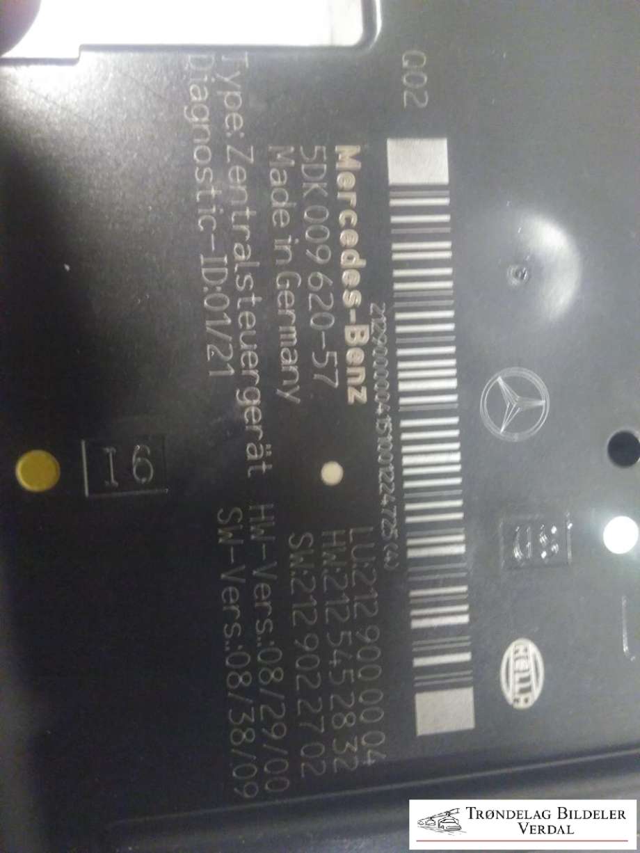Styreenhet diverse til Mercedes E-Klasse 2009-2013 (Fase 1) (W212) (W212) (5DK00962057|2129000004|)