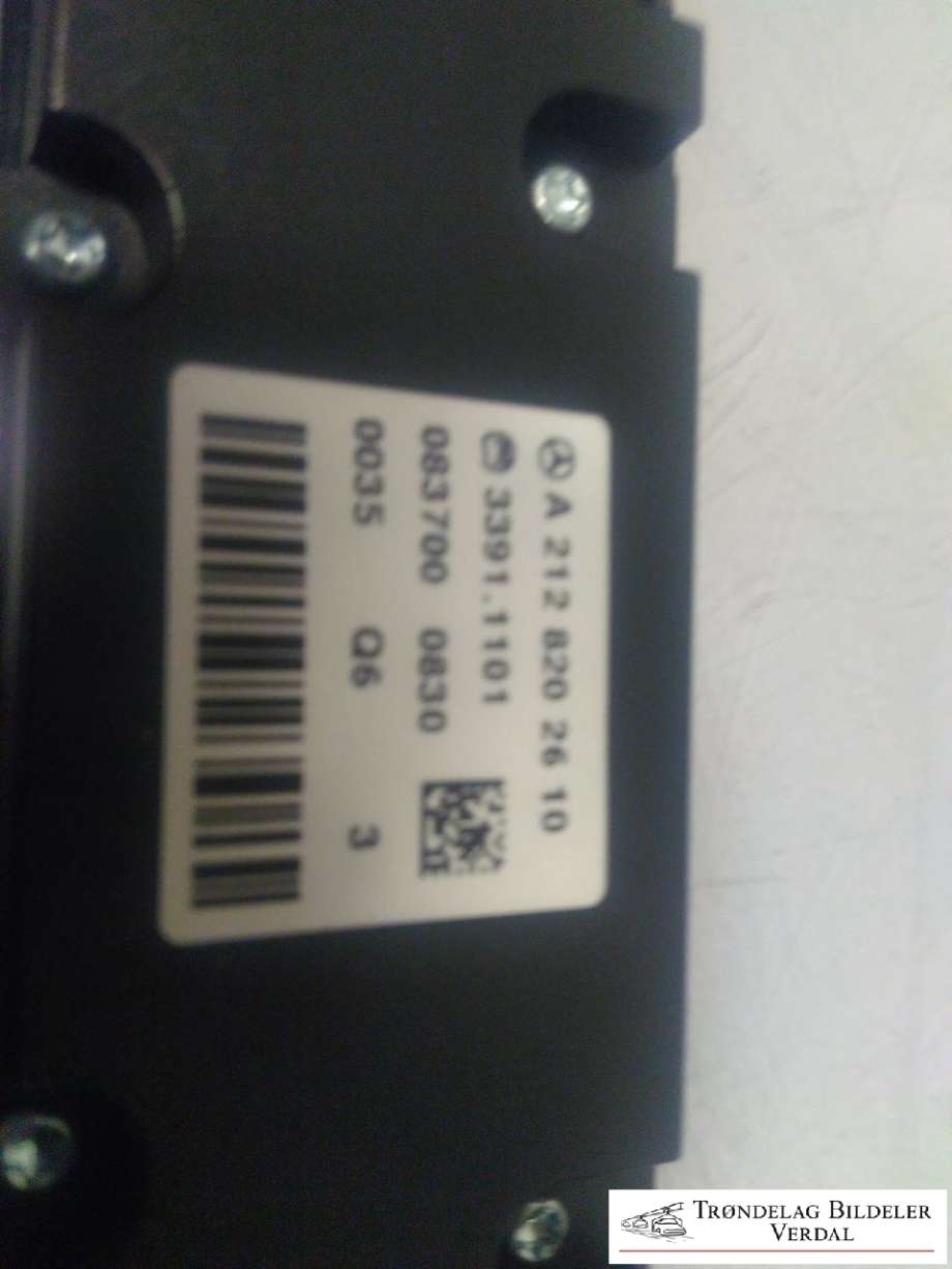 Bryter setevarme til Mercedes E-Klasse 2009-2013 (Fase 1) (W212) (W212) (A2128202610|)