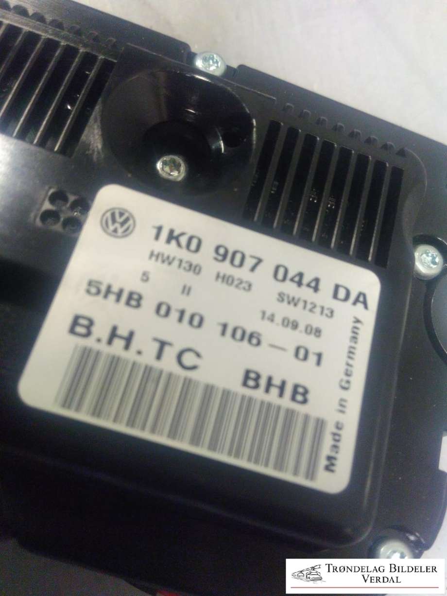 Varmeapparat betjening til VW Tiguan 2007-2011 (Type I, Fase 1)  (5HB01010601|)