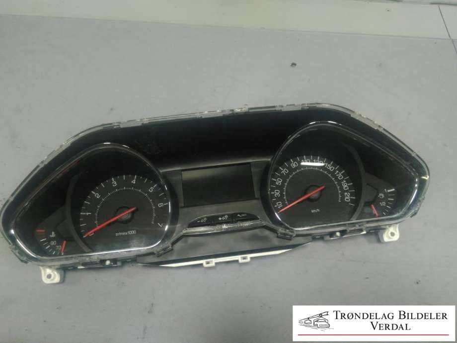 Instrumentpanel til Peugeot 208, 2012-2019 (Type I) (9801904780H)