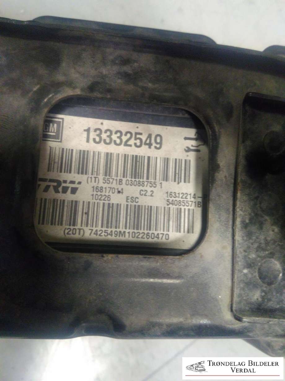 ABS sentral til Saab 9-5 2010-2011 (Type II)  (13332549|)