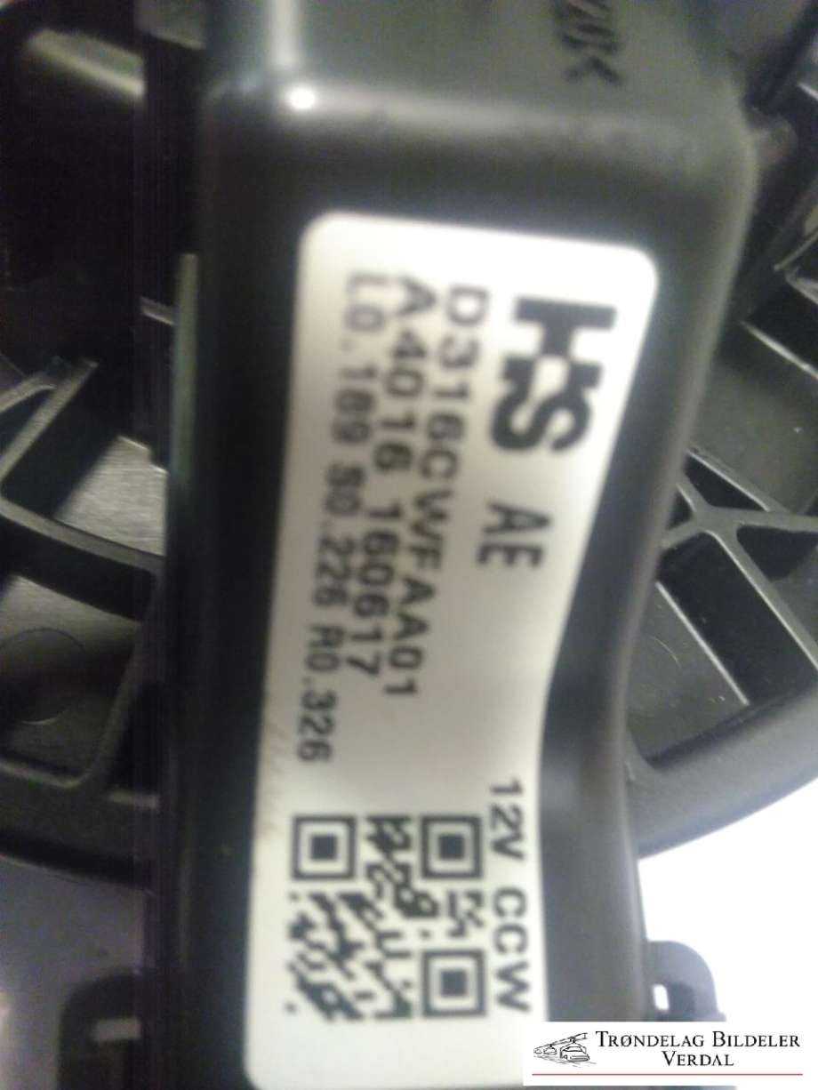 Varmeapparat motor til Kia Niro 2016-2021  (A4016160617|D316CWFAA01|)