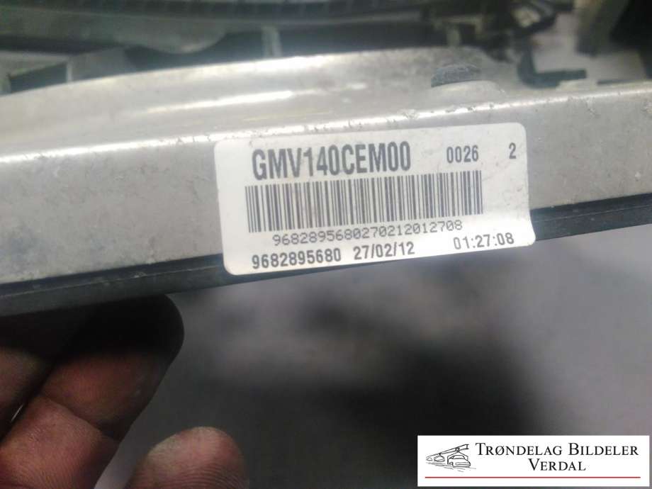 Kjølevifte elektrisk til Citroën DS3 2010-2019 (9682895680|GMV140CEM00|264110978)