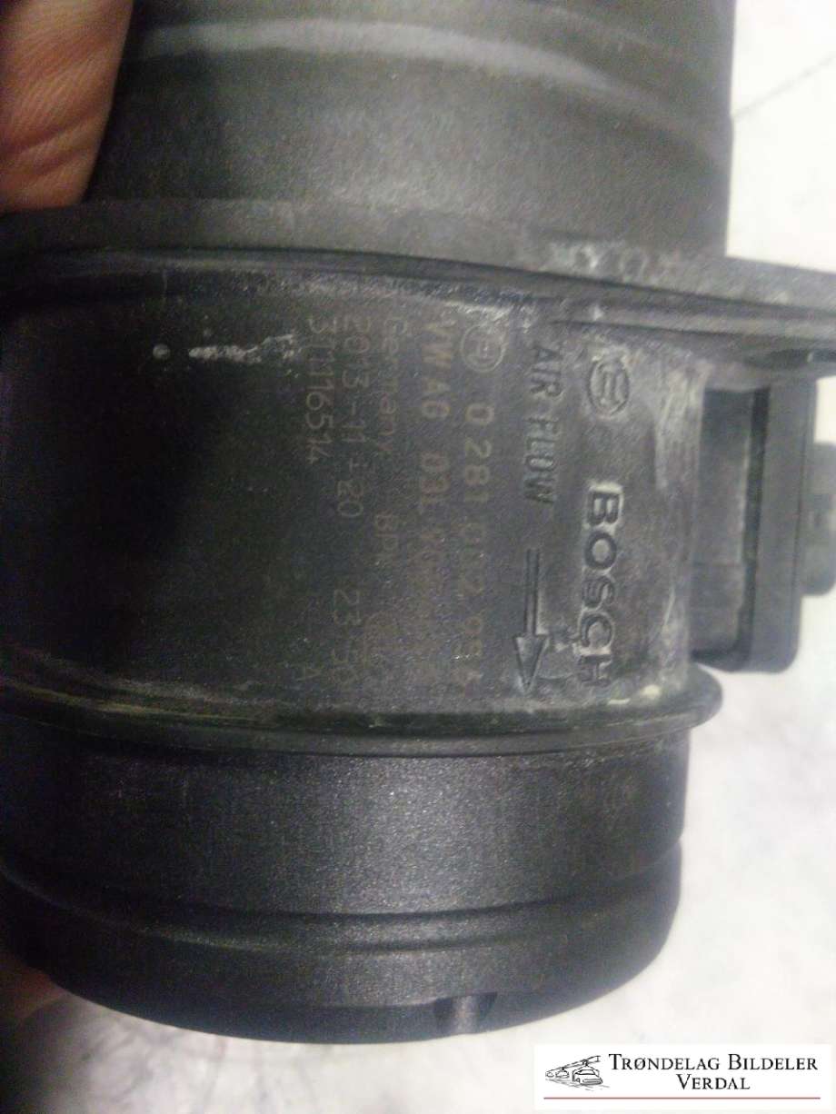 Luftmengde/luftmassemåler til VW Tiguan 2011-2016 (Type I, Fase 2) (03L906461A|0281002956|)
