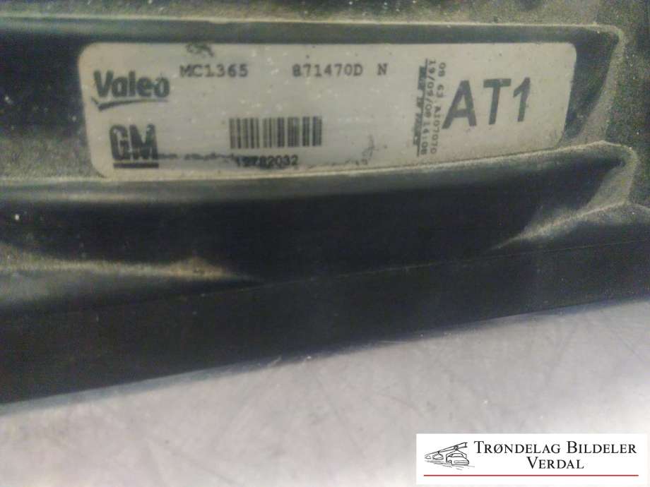 Kjølevifte elektrisk til Saab 9-3 2008-2011 (Type II, Fase 2)  (12806031|12782032|)