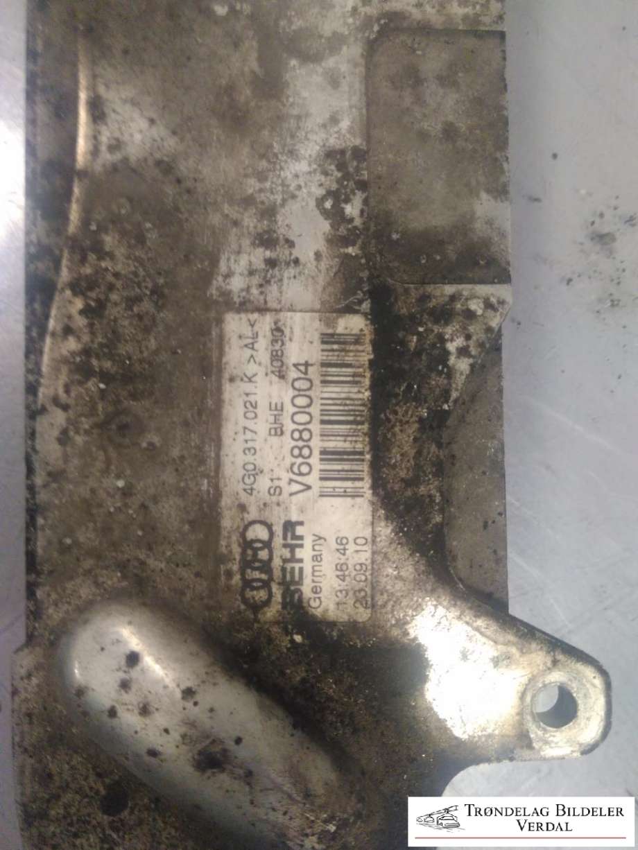 Oljekjøler til Audi A7 2010-2014 (Type I, Fase 1)  (4G0317021K|)