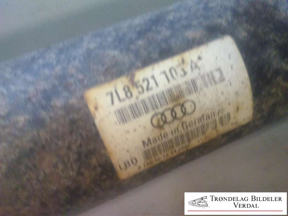 Mellomaksel til Audi Q7 2010-2015 (Type I, Fase 2)  (7L8521103A|)
