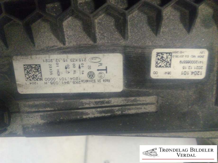 Frontlykt venstre full-LED til VW Caddy 2020-->> (Type IV)  (2K8 941 773 H|992941571AE|)