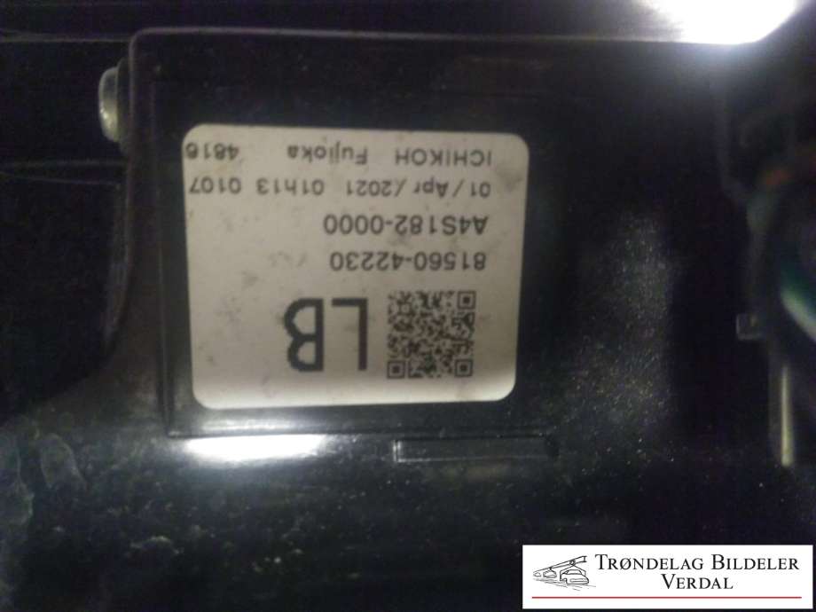 Baklykt venstre ytre til Toyota RAV4 2019-->> (Type V)  (8155042230|)