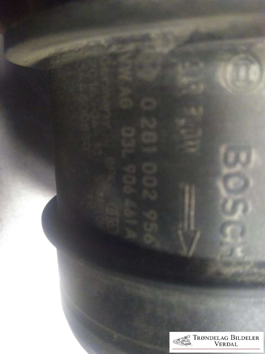 Luftmengde/luftmassemåler til VW Caddy 2015-2020 (Type III, Fase 3)  (03L906461A|0281002956|)